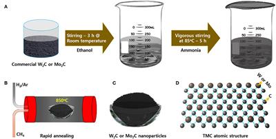 Synthesis of Mo2C and W2C Nanoparticle Electrocatalysts for the Efficient Hydrogen Evolution Reaction in Alkali and Acid Electrolytes